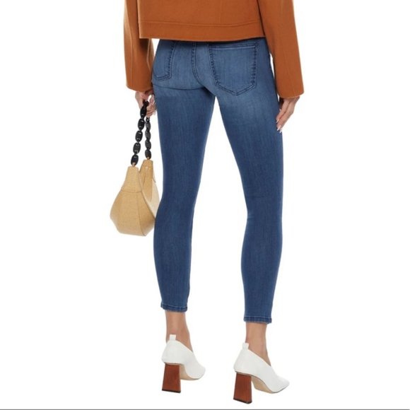 Current/Elliott The Stiletto Mid Rise Cropped Fitted leg Skinny Jeans Size 27 - Picture 10 of 12